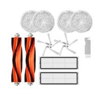 Mop Rags Dust Box Accessories Compatible With Xiaomi Dreame W10 W10 Pro Vacuum Cleaner Hepa Filter Main Side Brush Cover Replacement(Set24)