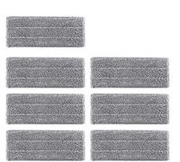 Mop Replacement Cleaning Pads, 7Pcs Floors Mop Pads Head Flat Microfibre Refill Cloth Spray Mops Reveal Mops Washable Cloth Mat Dry or Wet for Home Office Hardwood, Marble, Tiles