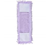 Mop Replacement Head 40X10cm Rectangular Household Cleaning Pad Household Dust Mop Head Replacement Parts Easy To Replace Dust Mop(PURPLE)