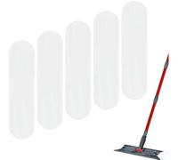 Mop Replacement Pads, 5-Pack Flat Mop Head Refills Compatible with Vileda H2pro & O-Cedar H2pro Mops, Washable Reusable Microfiber Cleaning Cloths
