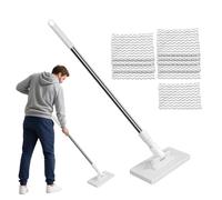 Mop - Reusable Floor Mop, Washable Multifunction Tool | Dust Mop for Hardwood Tiles, Carpet Cleaner for Bathrooms, Wall Cleaners for Dorm, Garages, Showers, Household