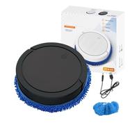 Mop Robot - Automatic Floor Cleaner, Rechargeable Smart Mop Tool | Robotic Appliance For Kitchen, Bedroom, Balcony, Living Room, Compact Polisher Device, Wireless Cleaning Helper For Home