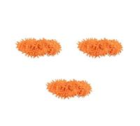 Mop Slippers 4/3/2/1PCS Lazy Mopping Shoes Micro Fiber Cleaning Shoes(Orange-3PCS)