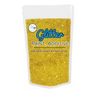 Mopa Crafts Gold Glitter Paint Crystal Additive 100g for Emulsion Paint - for use with Interior/Exterior Wall, Ceiling, Wood, Metal, Varnish, Dead Flat, Matt, Soft Sheen or Silk Paints