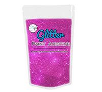 Mopa Crafts Hot Pink Glitter Paint Crystal Additive 100g for Emulsion Paint - for use with Interior/Exterior Wall, Ceiling, Wood, Metal, Varnish, Dead Flat, Matt, Soft Sheen or Silk Paints