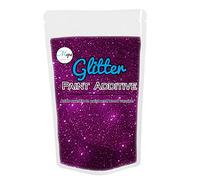 Mopa Crafts Magenta Glitter Paint Crystal Additive 100g for Emulsion Paint - for use with Interior/Exterior Wall, Ceiling, Wood, Metal, Varnish, Dead Flat, Matt, Soft Sheen or Silk Paints