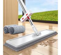 Mopa - Large Head Flat Mop with 2 Cloths