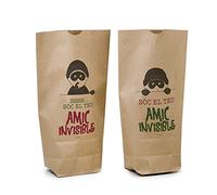 Mopec - Invisible Kraft Bag, 18 x 32 x 7 cm, Pack of 24, Colour (2007 S.A. NE52.2)