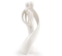 Mopec Porcelain Figurine Bride and Groom Fusion, Pack of 1, White, 0.02x6x18 cm