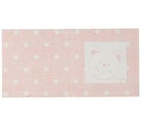 Mopec x49.02 - Card Booklet of a Teddy Bear In Pink Assortment in 3 different patterns, Pack of 102