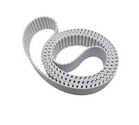 Moped Drive Belt Length 3600~3990mm Width 15/20/25/30/40/50mm AT10 PU Closed Loop Gear White Polyurethane Synchronous Belt(3710mm,1PC_15MM)