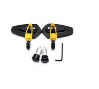 Moped mirrors For CBR250R For VFR 1200 F ST 1300 For Black For SpiRit For NC750 S X Motorcycle Mirrors Scooter mirrors(Gold)