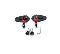 Moped mirrors For ZR750 For ZEPHYR For ZX-6 For ZX9R For ZXR400 For ZZR600 For VERSYS 1000 Motorcycle Mirrors Motorcycle Rearview(Red)