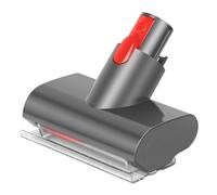 MoPei Mini Motorized Brush Tool for Cleaning Mattresses Upholstery and Stairs, Compatible with Dyson V7 V8 V10 V11 V15 Vacuum Cleaner, Transparent