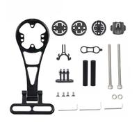 MOPFOL Aluminum Alloy Bike Computer Mount - Out-Front Handlebar Bracket for Wahoo/Bryton/Cateye, Camera Compatible Mount for Road & Mountain Cycling