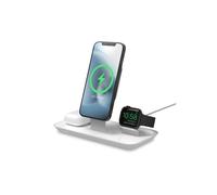 Mophie 3-in-1 Ständer für Kabellos Euro 2 Pin Ladegerät Magnetisch IPHONE Uhr QI