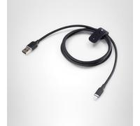 Mophie Charge Stream USB-A to Lightning 1m/3ft Silicone Cable - Long-Lasting Braided Cord with Enduraflex, Fast Charge Compatible & 12W Power Delivery