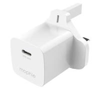 mophie essentials 30W USB-C PD Wall Adapter UK. Charger type: Indoor Power source type: AC Charger compatibility: Universal USB Type-C ports quantity: 1 Fast charging. Product colour: White