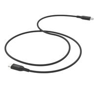 ZAGG mophie Essentials USB-C to USB-C Fast Charger and Data Transfer Cable, PVC, Long-Lasting, Heavy-Duty, 60W, 3 meters, Black