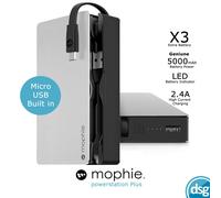 Mophie Powerstation Plus Power Bank Portable Battery Pack 5000mAh Micro USB only