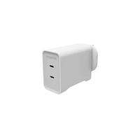 mophie Speedport 67. Charger type: Indoor Power source type: AC Charger compatibility: Universal USB Type-C ports quantity: 2 Fast charging. Product colour: White