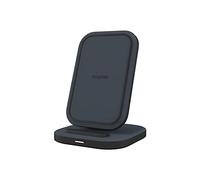 mophie Universal Wireless Charging Stand - 15 Watt Fast Charging for Qi-Cerified Phones Like Samsung Galaxy, Google Pixel, Apple iPhone 11 (Pro, Pro Max), iPhone XR/XS/SE, iPhone 8 - Black