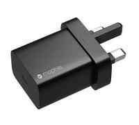 ZAGG mophie Wall Adapter for UK, 20W Fast Charging, USB-C, Compatible with all Smartphones, Black
