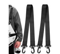 MOPHOEXII 2 Pack Ski Boot Carrier Straps,Ski and Snowboard Boot Shoulder Sling Leash for Women Men,Skates Carry Leash, Roller Skate Leash for Skiing, Snowboarding, Ice Skates (Black)