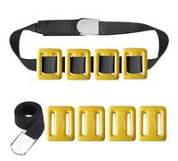 MOPHOEXII Dive Belt with Weights,Coated Lead Diving Weights for Scuba Diving Coated Dive Weights Nylon Dive Belt with Metal Quick Release Buckle for Free Diving-(1lb-3.3lb / 0.5kg-1.5kg) 4pcs