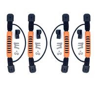 MOPHOEXII Kayak Carry Handles, Canoe Boat Side Mount Carry Handles with Screws for Ocean Kayak Emotion Kayaks Luggage Outdoor Sport Canoe Boat Kayak (Orange 4 Pack)