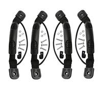 MOPHOEXII Kayak Carry Handles, Canoe Boat Side Mount Carry Handles with Screws for Ocean Kayak Emotion Kayaks Luggage Outdoor Sport Canoe Boat Kayak (Black 4 Pack)