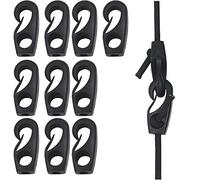 MOPHOEXII Kayak Cord Hook Nylon Bungee Hook for Shock Cords 3/16″, 15/64″,1/4″, 9/32″ Bungee Shock Cords Rope