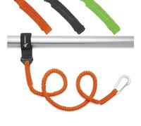 MOPHOEXII Kayak Paddle Leash Kayak Rod Leash Kayak Paddle Lanyard Stretchable Coiled Lanyard Leash Kayak Fishing Accessories for Kayak and Paddles(Orange -1 Pack)
