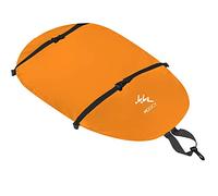 MOPHOEXII Universal Waterproof Kayak Cockpit Cover Seal Cockpit Protector Ocean Cockpit Cover for Sit in Kayaks 4 Sizes Optional (Orange, Medium（47x24in）)