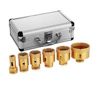 Mophorn Diamond Hole Saw 6 Pieces 20/35/40/45/50/68 mm Diamond Drill Bit Set M14 0.8/1.4/1.6/1.8/2/2.7 Inch for Granite Porcelain Stoneware and Tiles