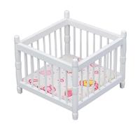 mophrati 1 12 Scale Dollhouse Mini Props Accessories Baby Bed Cute Decorations Enhancing Dollhouse Aesthetics Creating Vivid Life Scenes. High Degree Of Reduction