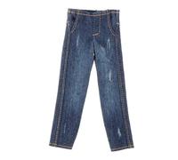 mophrati 1/12th Denim Jeans for Action Figures Clothing Attire Miniature Accessories for Collectors and Customizers 1/12 Scale Denim Jeans Figures Doll Clothes Toys