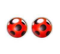mophrati 1 Pair Ear Studs Wedding Earrings Daughters Birthday Anniversary School Balls Girls Jewelry Personalized Decoration