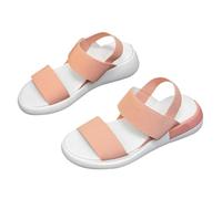 mophrati 1 Pair Shoes with Elastic Straps Summer Sporting Sandal Fitness Footwear Sandals Girlfriends Daughter Accessory, Pink, Size 38