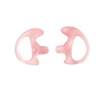 mophrati 1 Pair Silicone Air Acoustic Coil Tube Earplug Portable Solid Color Replacing Walkie Talkie Headset Earmold Part Supplies, Small