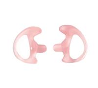mophrati 1 Pair Silicone Air Acoustic Coil Tube Earplug Portable Solid Color Replacing Walkie Talkie Headset Earmold Part Supplies, Medium