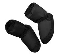 mophrati 1 Pair Winter Oxford Cloth Dancing Shoes Adjustable Ballet Yoga Training for Boots EVA Soft Sole Footwear Sports Gear