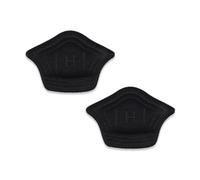 mophrati 1 Pair Women Men Heel Liner Pads Foot Supporting Cushions Work for Boots Self-Adhesive Insert Insoles Footwear Accessories, Black, Thick