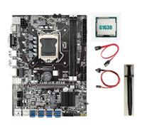 mophrati 1 Set B75 DDR3 Motherboard More Efficient Computers Accessories Computer Motherboards Mining Device with Memory for PC