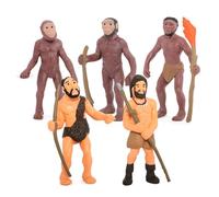mophrati 1 Set Primitive Figure Imagination Learning Toys Evolution Teaching Tools Durability Portable Action Figures for Kid