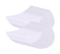 mophrati 10/50/100pcs Eye Makeup Stencils Sufficient Beautifying One-time Eyeshadow Stickers Shield Patches Beauty Salon DIY, White/ 50PCS, 5x6.8cm(medium), 5x6.8cm(small)