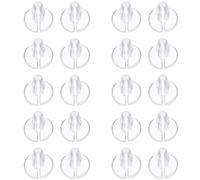 mophrati 10 licone T-Shaped Toe Protectors, Transparent Sandal Gap Protectors, Flip-Flop, Flip-Flop Essentials, transparent, granular type