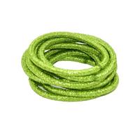 mophrati 10 Pieces Hair Bands Fashion Solid Universal Ponytail Holder Seamless Scrunchies for Women Styling Accessories, Green