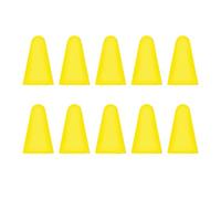 mophrati 10 Pieces Nib Caps Scratch Resistant Wear-resistant Capacitance Pen Tip Case Cover Large Resistance Easy Installment, Yellow