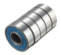 mophrati 10 Pieces Skateboard Bearing Longboard Bearings Skate Scooter Wheel Skating Professional Maintenance Assembly Accessory, Blue